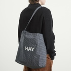 HAY Grid Crossover Bag - Medium in Dark Blue 