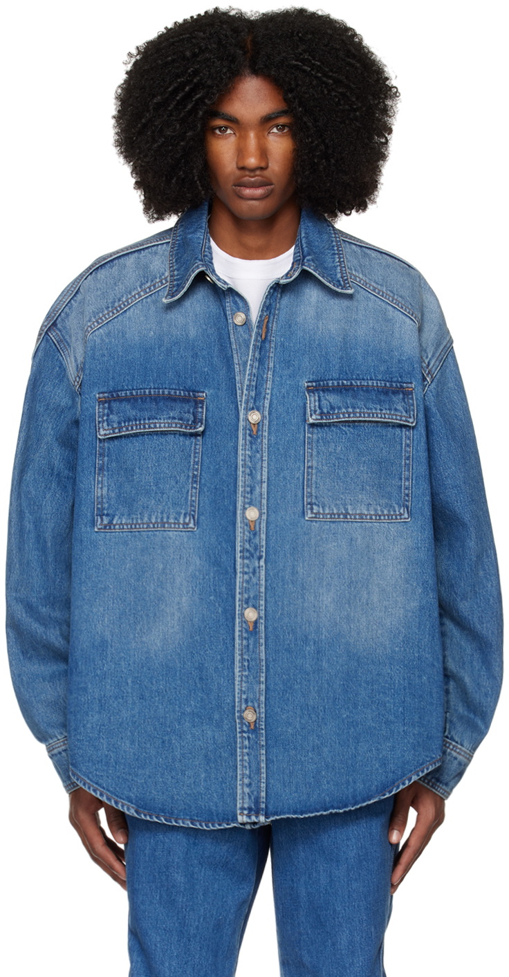 56% OFF on Roadster Men Blue Faded Denim Sustainable Casual Shirt on Myntra  | PaisaWapas.com