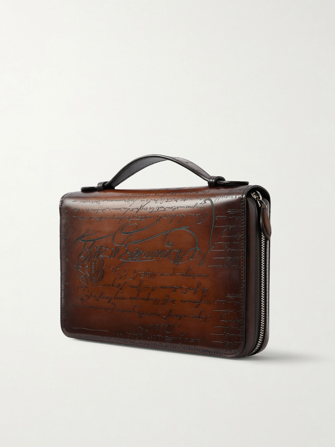 Berluti - Itauba Wide Leather Messenger Bag