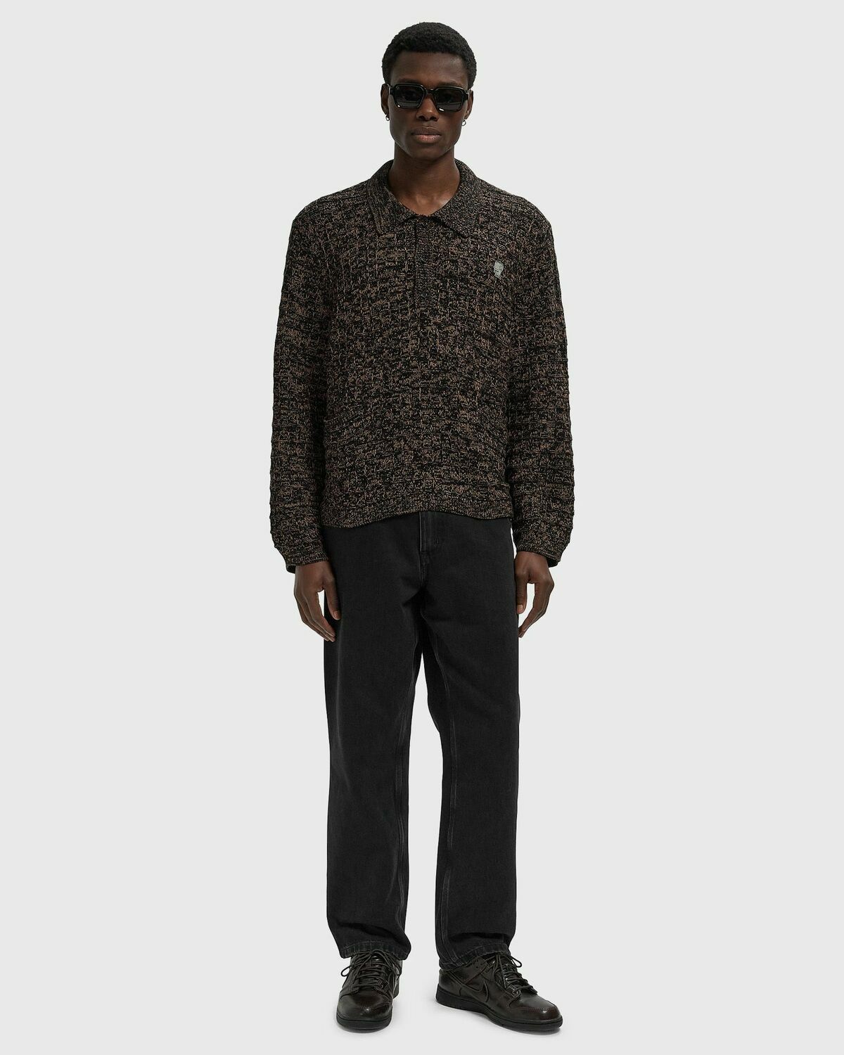 Waffle Pullover Sweater