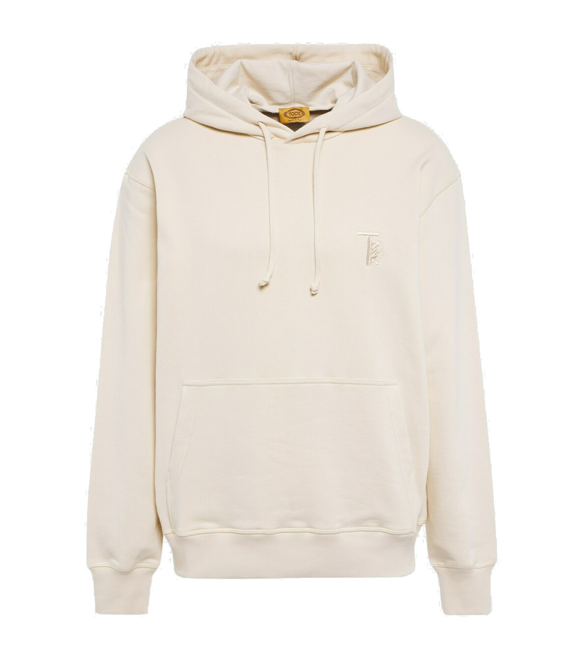 Tod's - Garment-dyed cotton hoodie Tod's