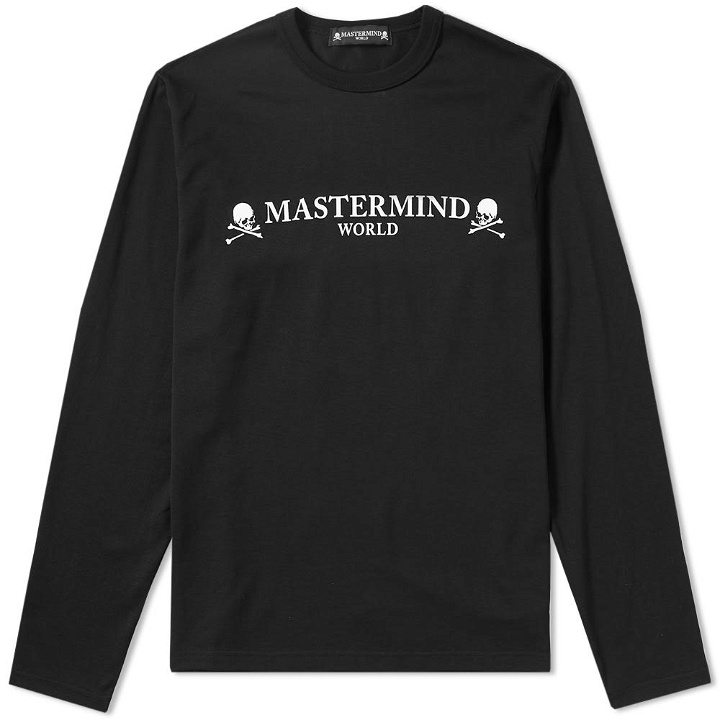 Photo: MASTERMIND WORLD Long Sleeve Circle Logo Tee Black