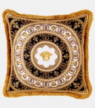 Versace Home Fringed silk and cotton cushion