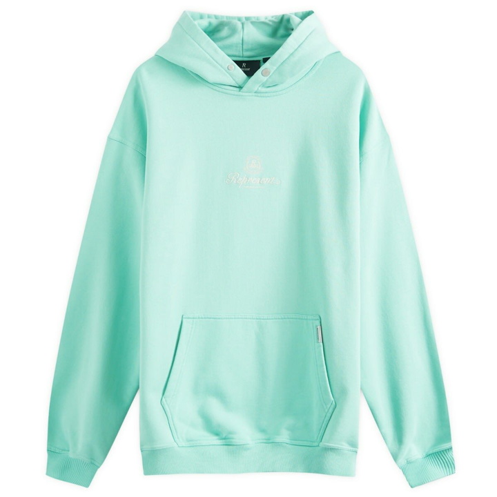 Photo: Represent Men's Permanent Vacation Hoodie in Electric Mint