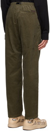 Gramicci Khaki Grid Jam Trousers