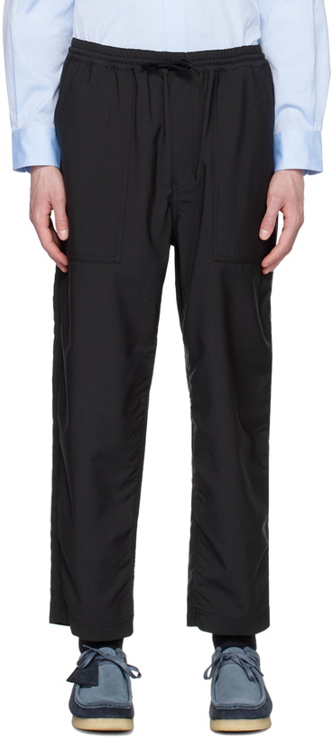 Photo: Comme des Garçons Homme Black Drawstring Trousers