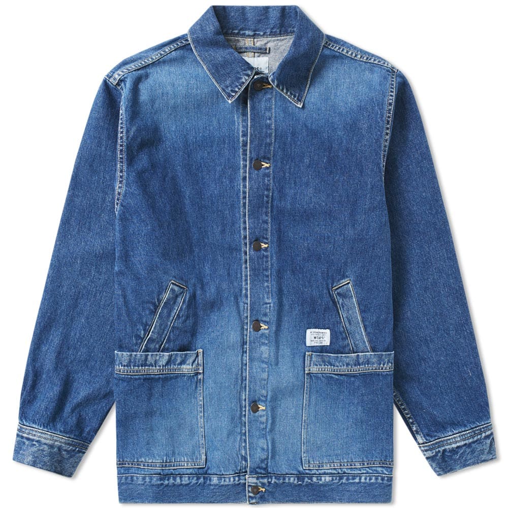 スクエアリーフ」 wtaps 18aw baggie washed indigo L | www