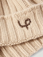 Loro Piana - Logo-Embroidered Ribbed Cashmere Beanie
