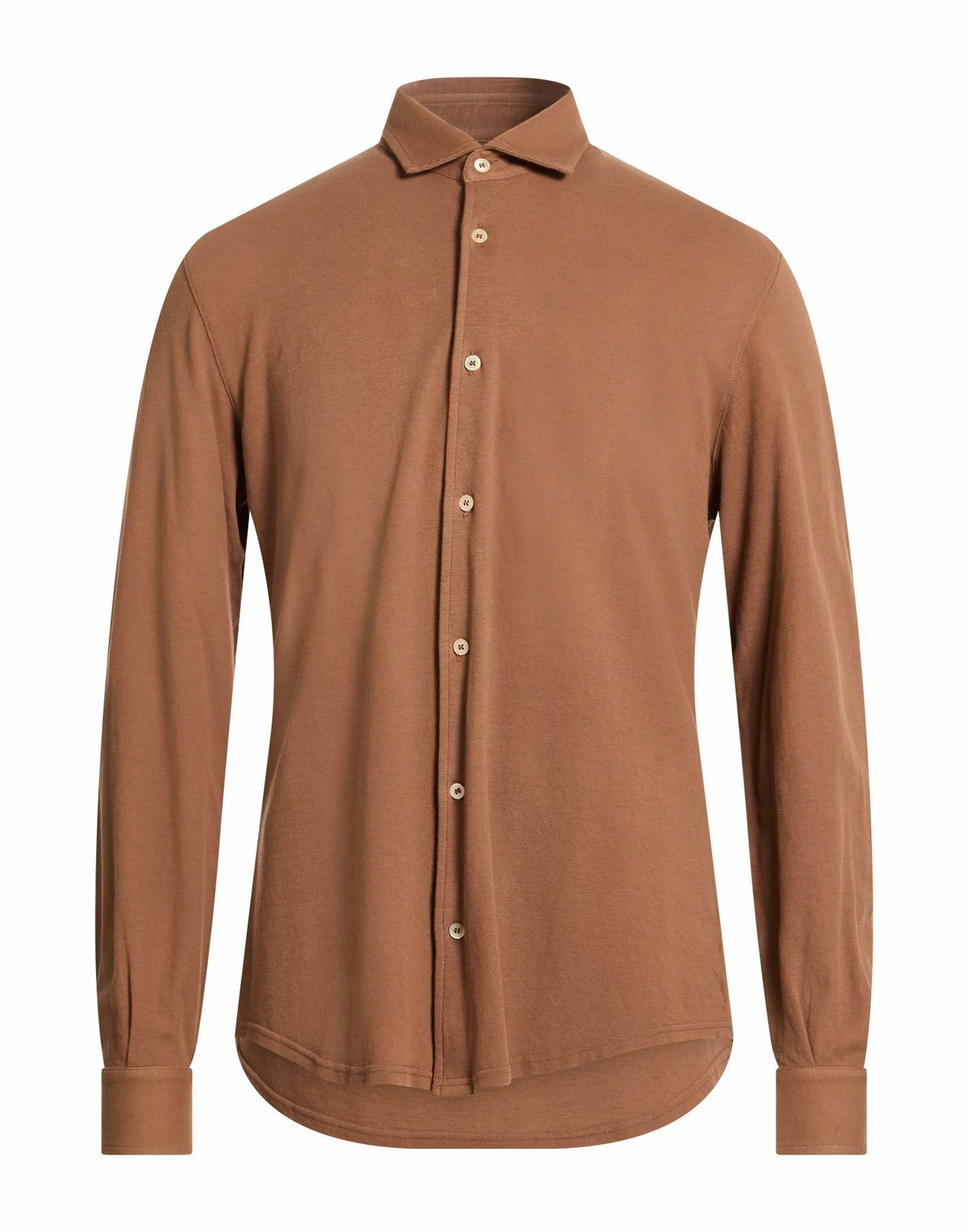 Fedeli Mens Shirt in Brown