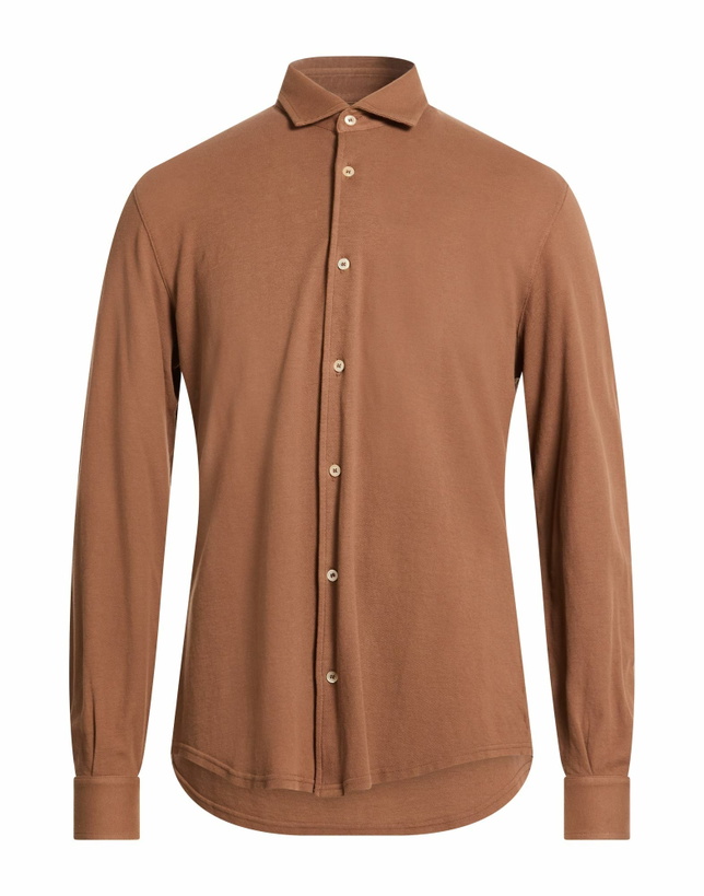 Photo: Fedeli Mens Shirt in Brown