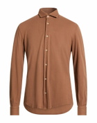 Fedeli Mens Shirt in Brown