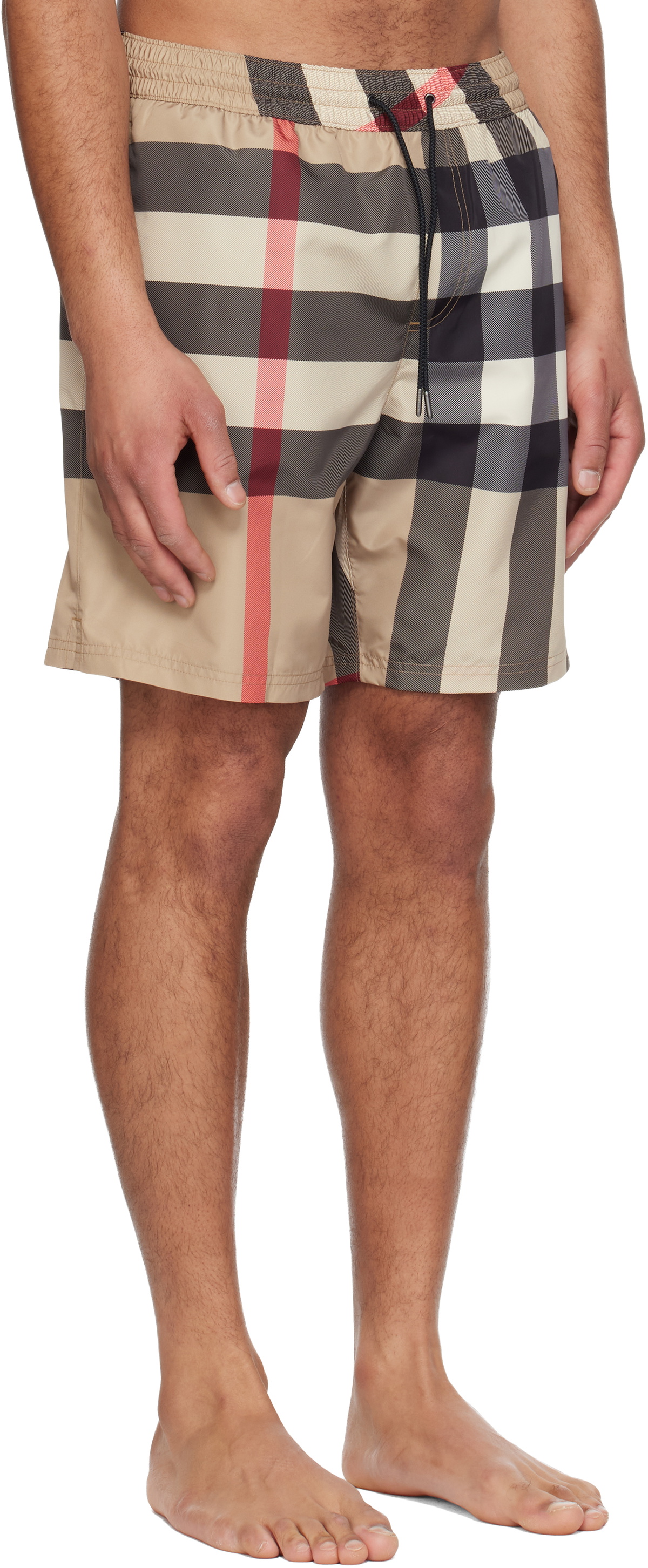 Burberry Beige Guildes Swim Shorts