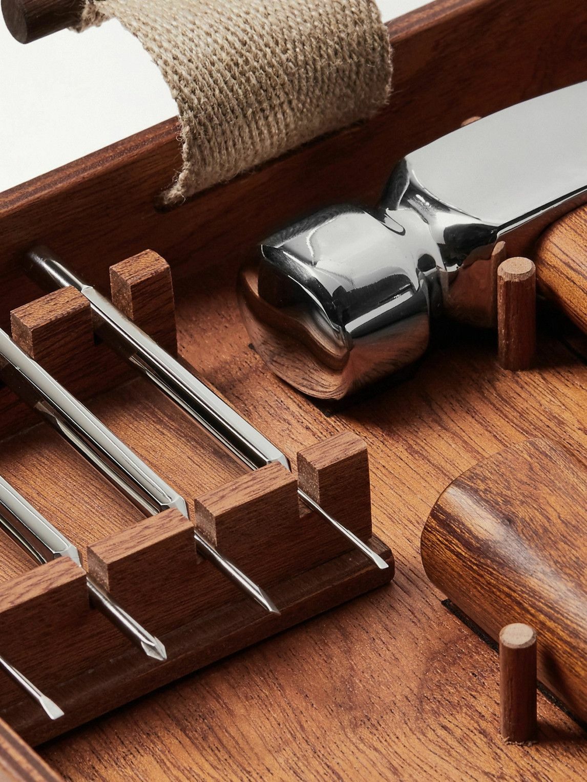 Lorenzi Milano - Tool Kit with Mahogany Wood Box