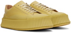 Jil Sander Beige Calfskin Sneakers