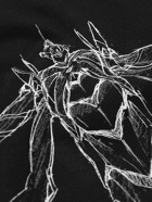 Undercover - Neon Genesis Evangelion Printed Cotton-Jersey T-Shirt - Black