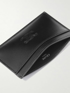 CELINE - Triomphe Logo-Embossed Leather Cardholder