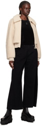 Wooyoungmi Beige Layered Shearling Jacket