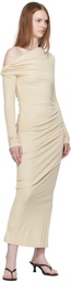 Paris Georgia Beige Elemental Manahou Midi Dress