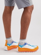norda - 001 Neoprene-Trimmed Mesh Running Sneakers - Orange