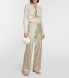 Christopher Esber Orbit cutout embellished top