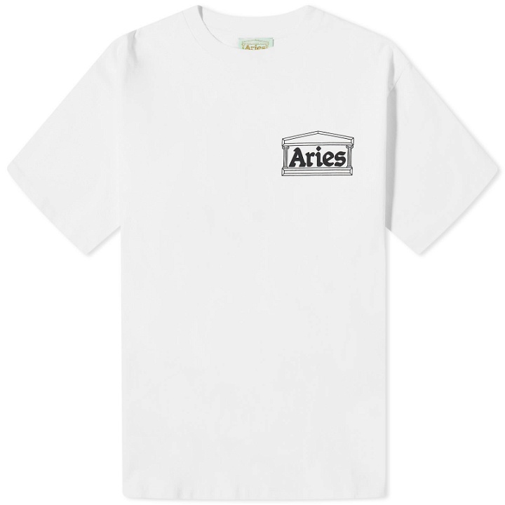 Photo: Aries Men's Temple T-Shirt in White