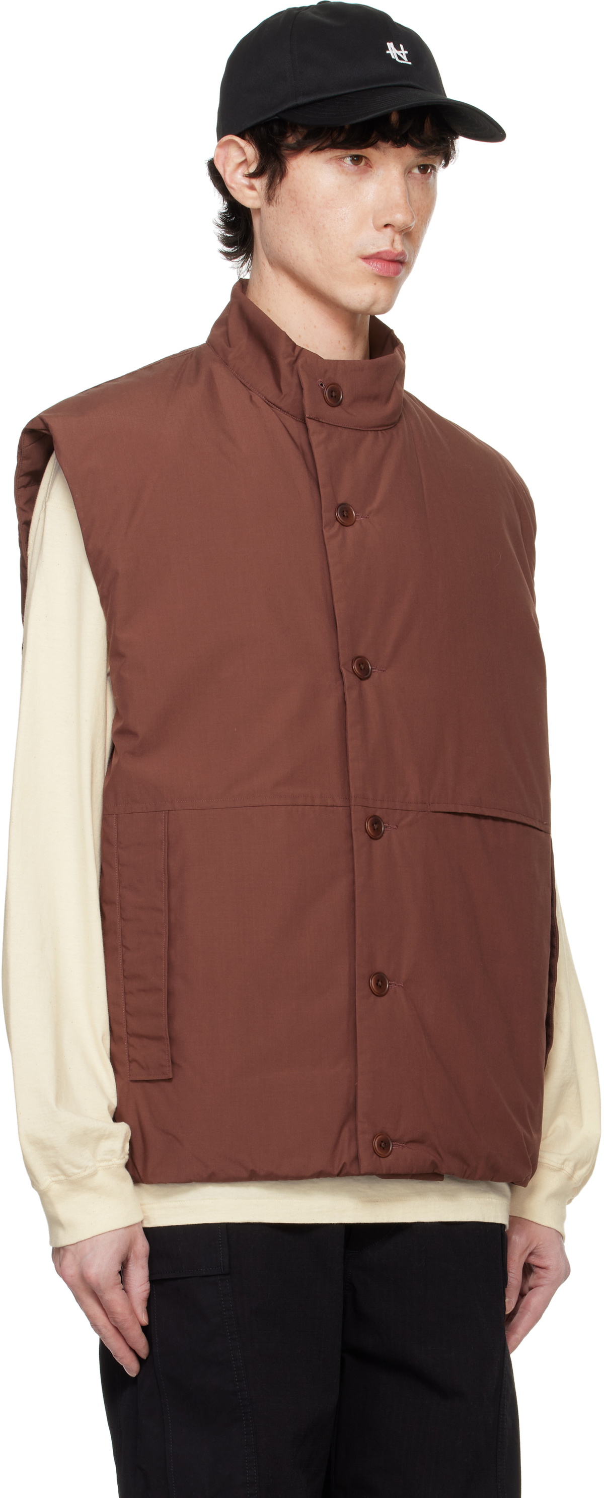 nanamica Burgundy Insulation Vest