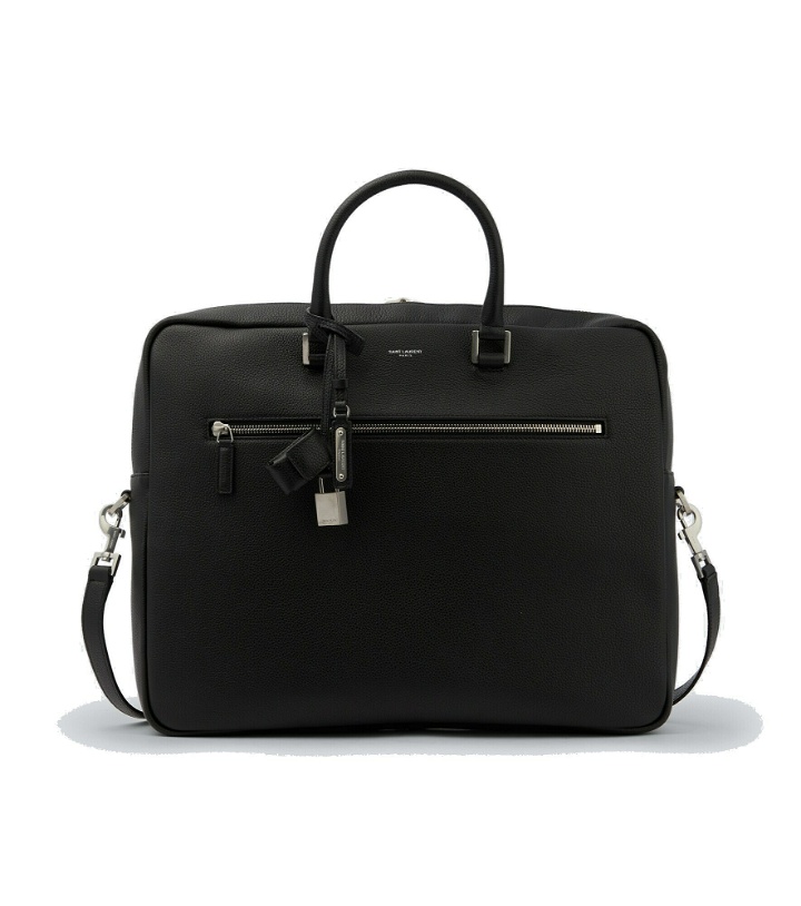 Photo: Saint Laurent - Sac de Jour leather briefcase