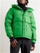 Moncler Grenoble - Cristaux Logo-Appliquéd Quilted Shell Down Hooded Ski Jacket - Green