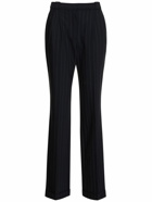 ALBERTA FERRETTI Pinstriped Wool High Rise Pants