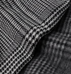 Altea - Fringed Prince of Wales Checked Wool Scarf - Gray