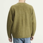 Neighborhood Men's Mohair Cardigan in Olive Drab