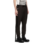 Unravel Brown Terry Brushed Dropped Lounge Pants