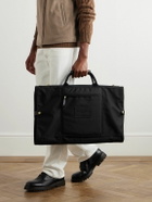 Bennett Winch - The Trifold Leather-Trimmed Cotton-Canvas Suit Carrier