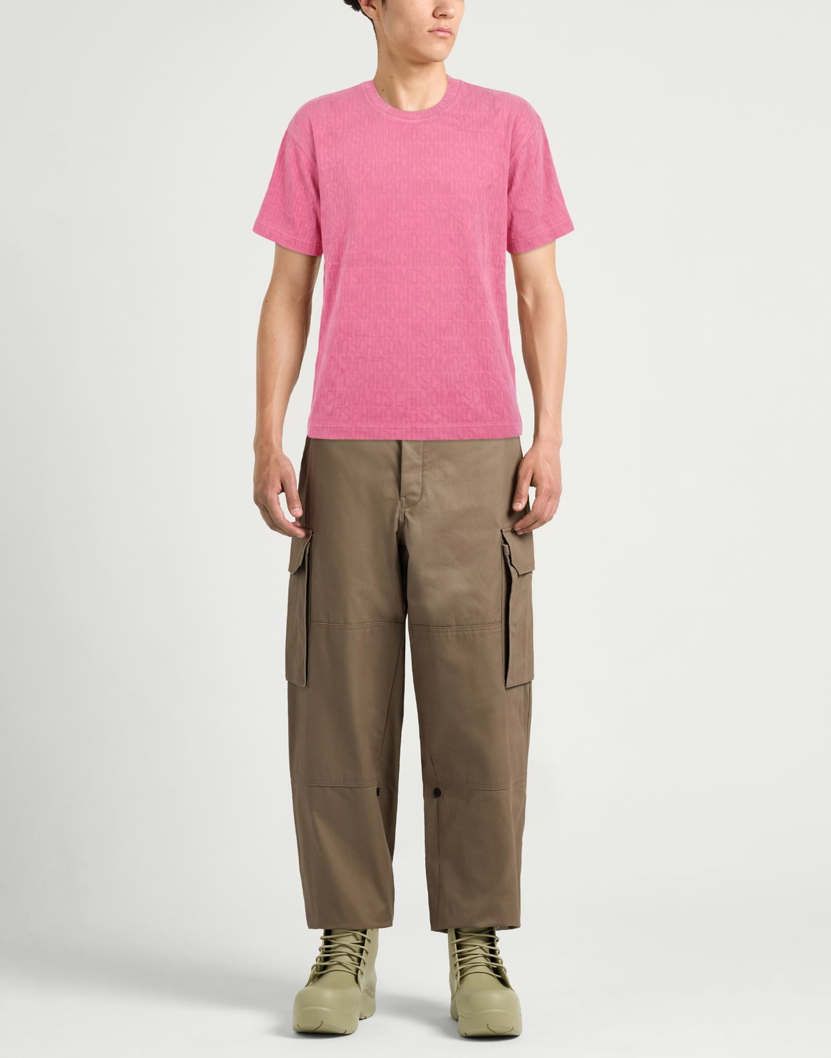Moschino Couture Mens Sweater in Pink