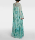 Costarellos Yesenia embroidered tulle gown