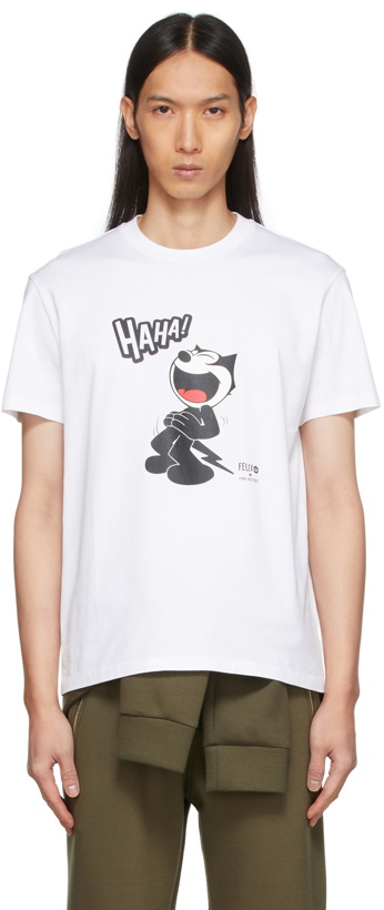 Photo: Neil Barrett White Felix The Cat Edition T-Shirt