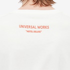 Universal Works Men's Print T-Shirt in Ecru