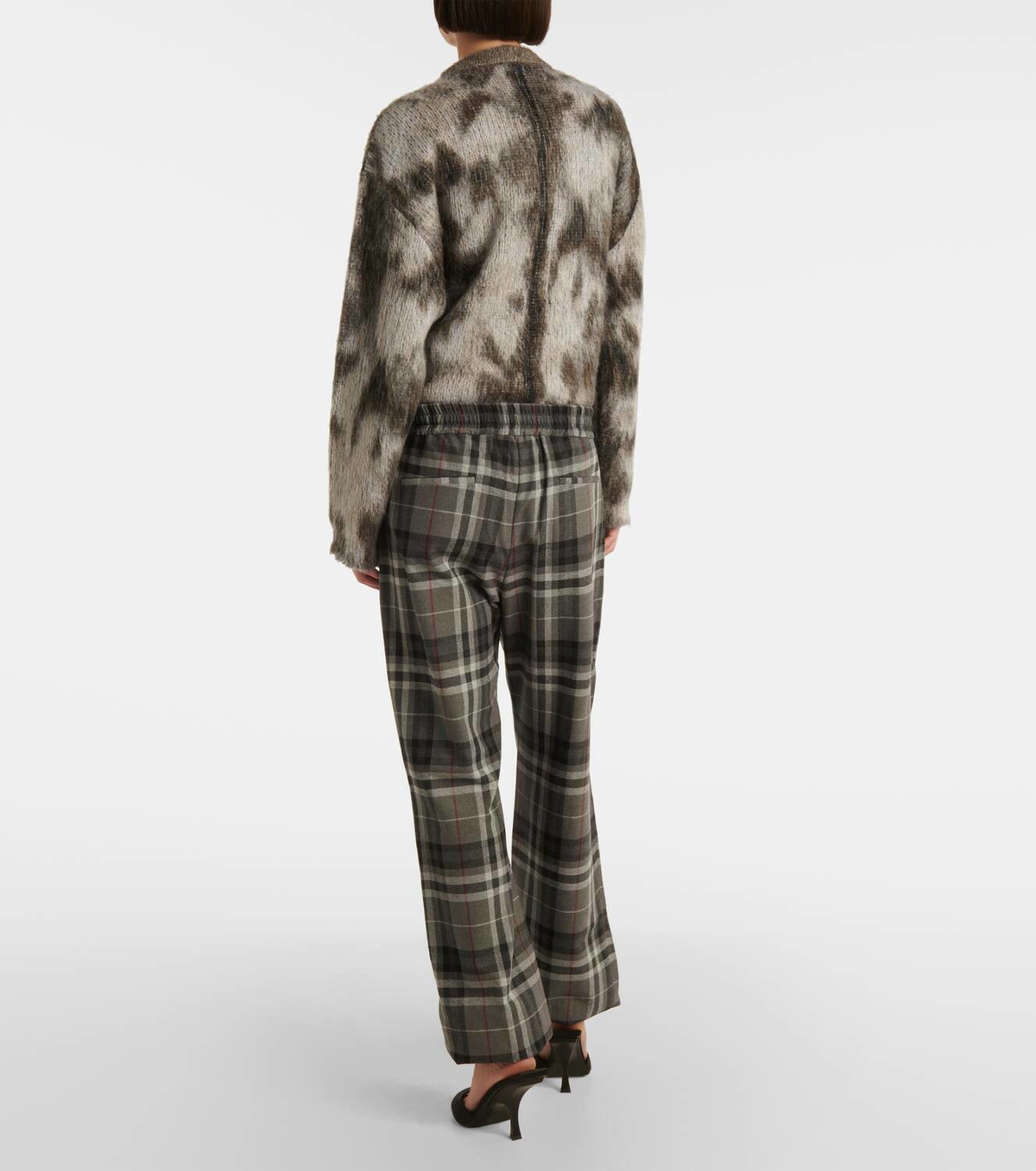 The Attico Cotton-blend sweatpants
