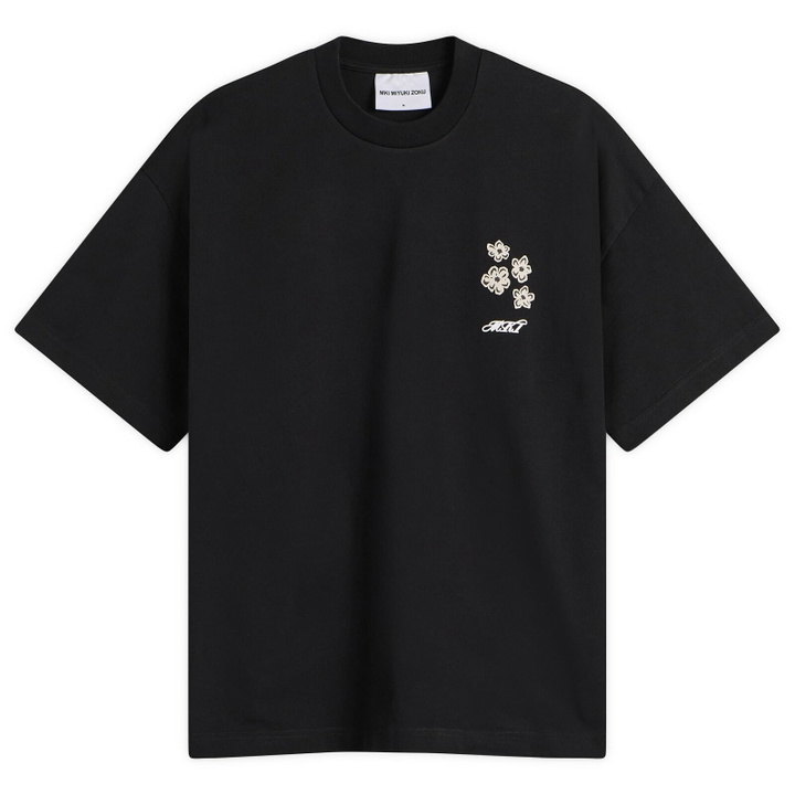 Photo: MKI Men's Hibiscus T-Shirt in Black