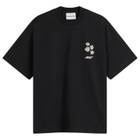 MKI Men's Hibiscus T-Shirt in Black