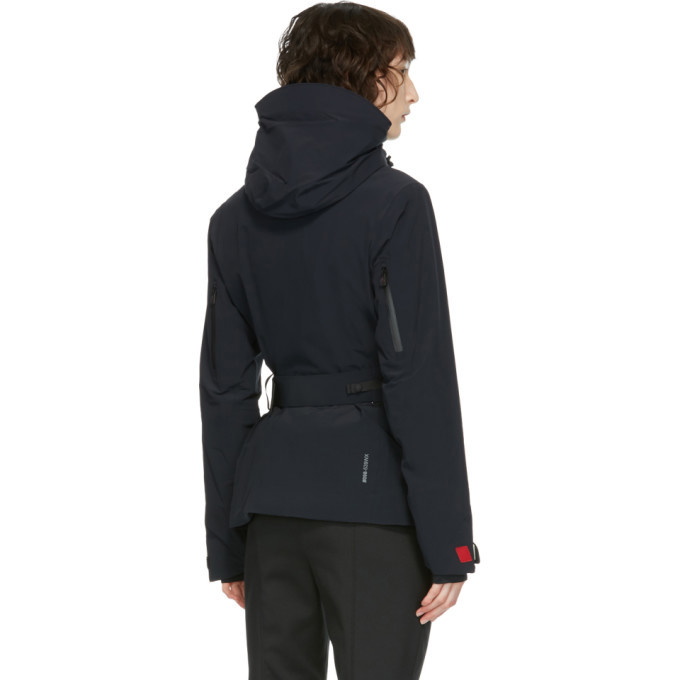 Surier belted taffeta ski jacket in black - Moncler Grenoble