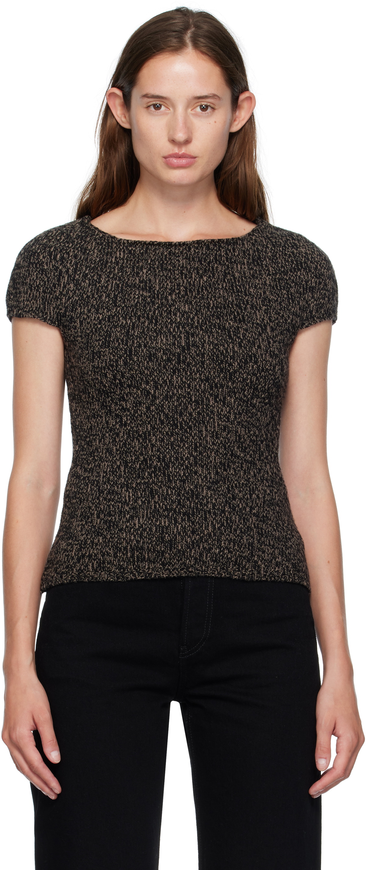 OUR LEGACY Brown Sculpt Top