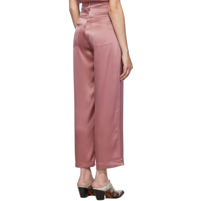 Satin Jogger Trousers in Champagne Pink Kyla - Etsy