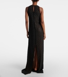 Gucci GG embellished silk gown