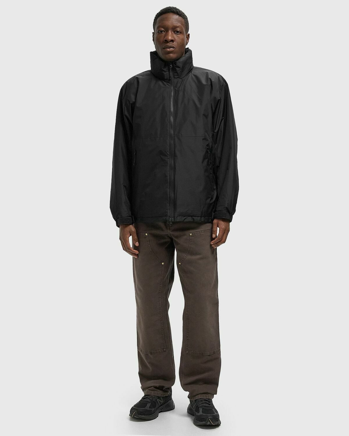 Goldwin WINDSTOPPER by GORE-TEX LABS Puffy Jacket Black Mens Down