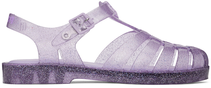 x Melissa Glitter Puff Sandals in Multicolour Collina Strada