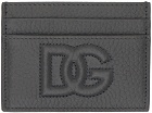 Dolce&Gabbana Gray 'DG' Logo Card Holder