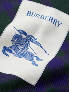 Burberry - Checked Cotton-Twill Bomber Jacket - Purple