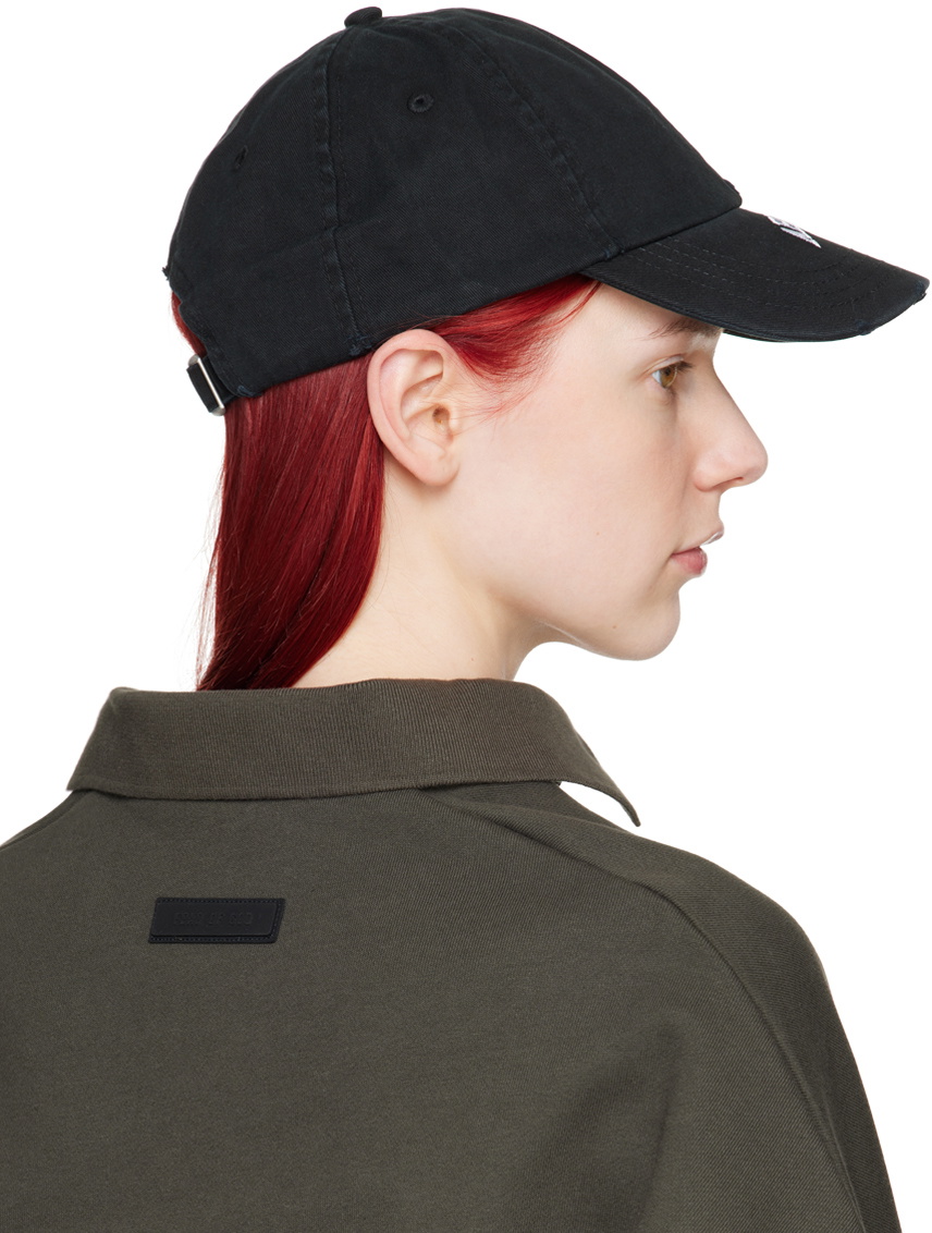 Axel Arigato Black Klein Distressed Cap