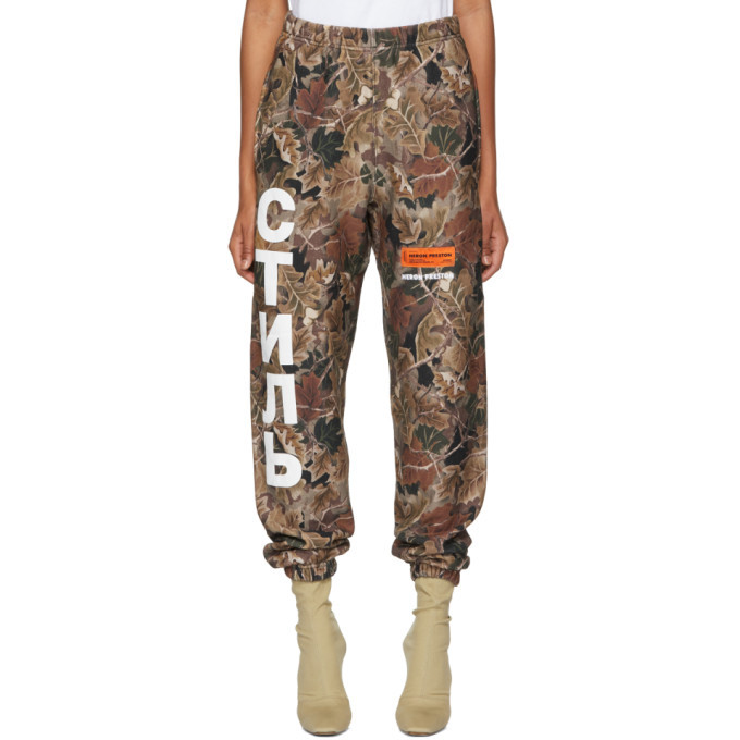 Heron Preston Brown Camo Lounge Pants Heron Preston